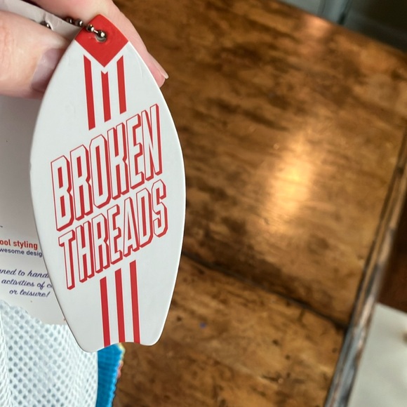 Tie-Dye Swim Trunks with side pockets. - Picture 5 of 8